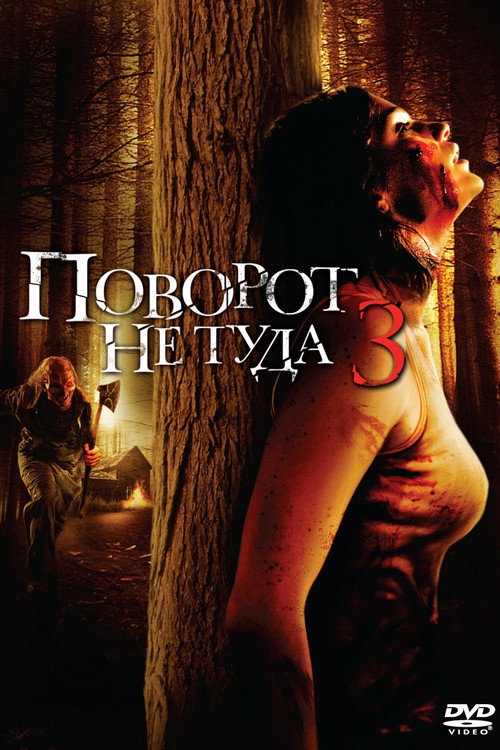 Поворот не туда 3 (2009) — постер